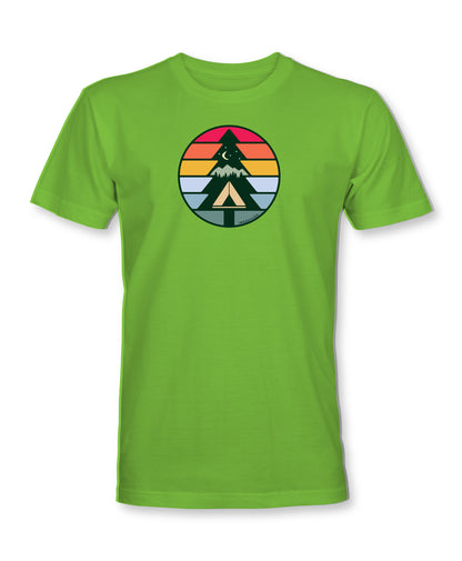 Camping Tree Tee Shirt