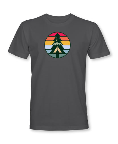 Camping Tree Tee Shirt