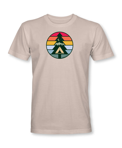 Camping Tree Tee Shirt