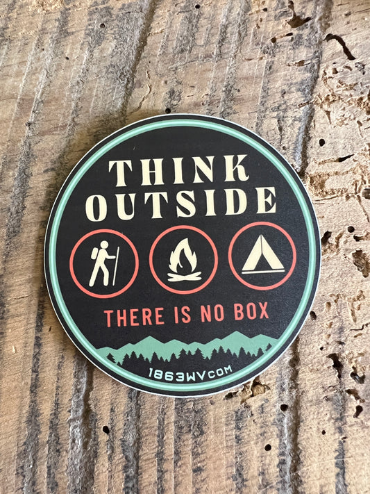 Think Outside Sticker