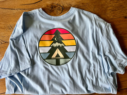 Camping Tree Tee Shirt